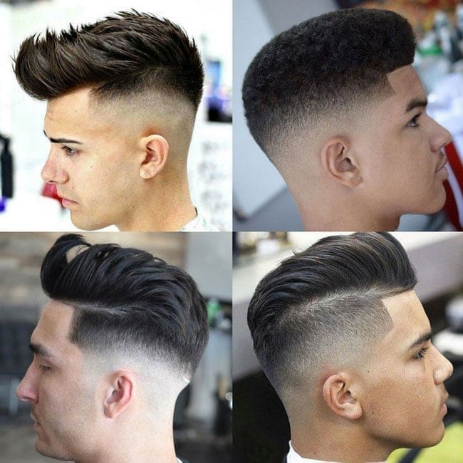 Bald fade haircut