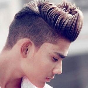 Textured disconnected undercut haircut