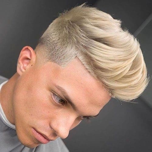 quiff low fade