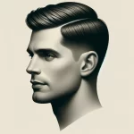 man with a Caesar haircut