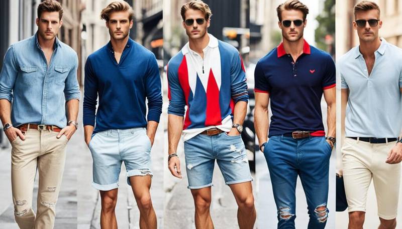 Substyles of casual fashion for men