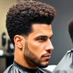 Afro Taper Fade Hairstyle