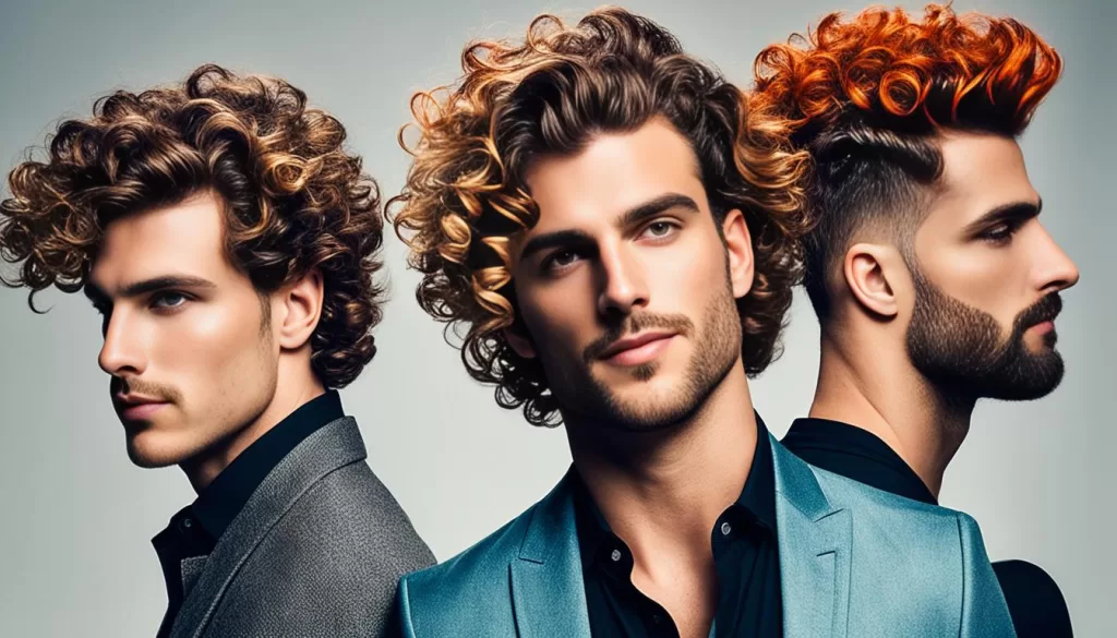 curly haircuts for men