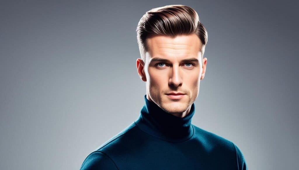 quiff short hairstyles for oval face men