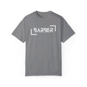 Unisex Garment-Dyed Barber Style T-Shirt