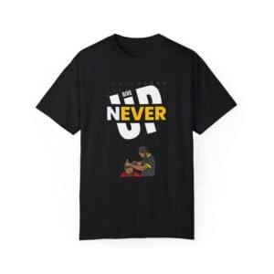 Give Up Never Barber Cotton T-Shirt