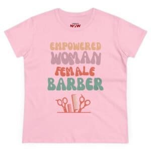 Women’s Cotton Female Barber T-Shirt