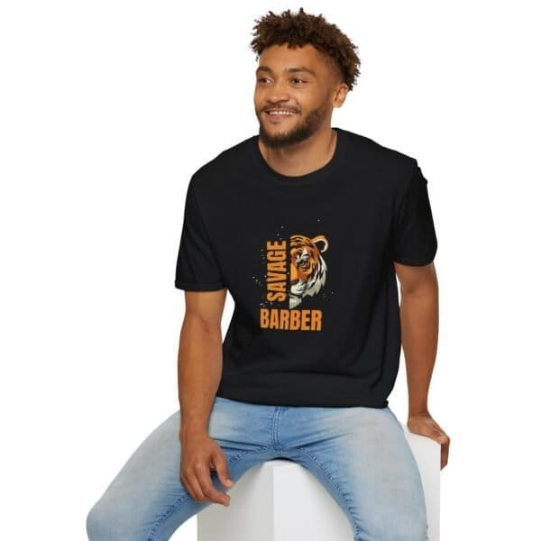 Savage Barber Unisex Softstyle Barber T-Shirt - Image 12