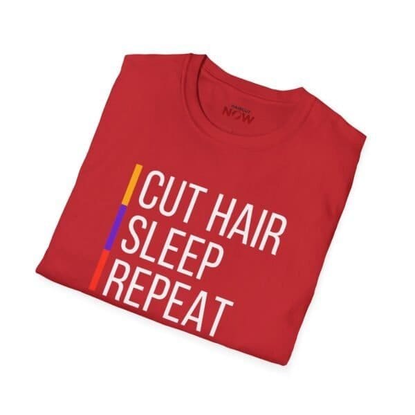 Sleep/Cut Hair/ Cotton Barber T-Shirt - Image 64