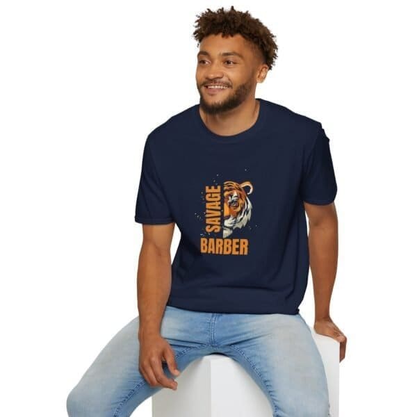 Savage Barber Unisex Softstyle Barber T-Shirt - Image 48