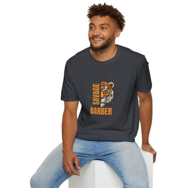 Savage Barber Unisex Softstyle Barber T-Shirt - Image 36