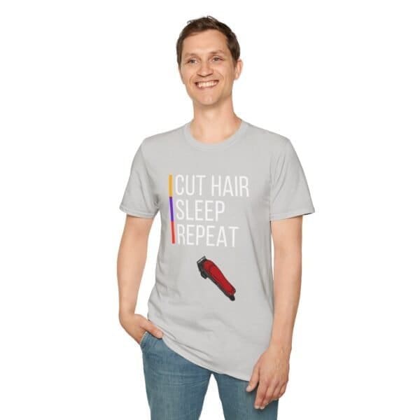 Sleep/Cut Hair/ Cotton Barber T-Shirt - Image 19