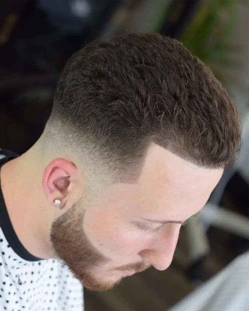 Short Hair Fade men haircut