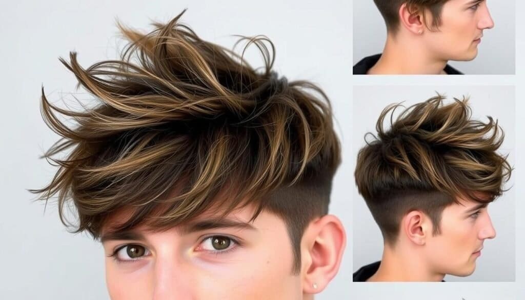 textured crop haircut for men