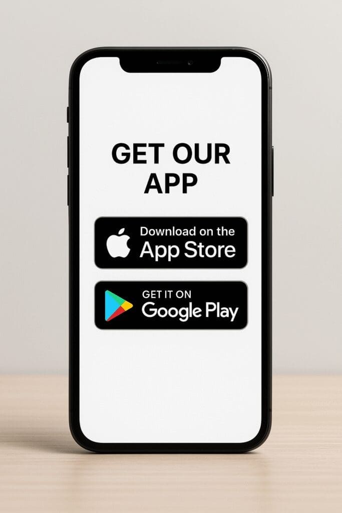 get our app phone mockup